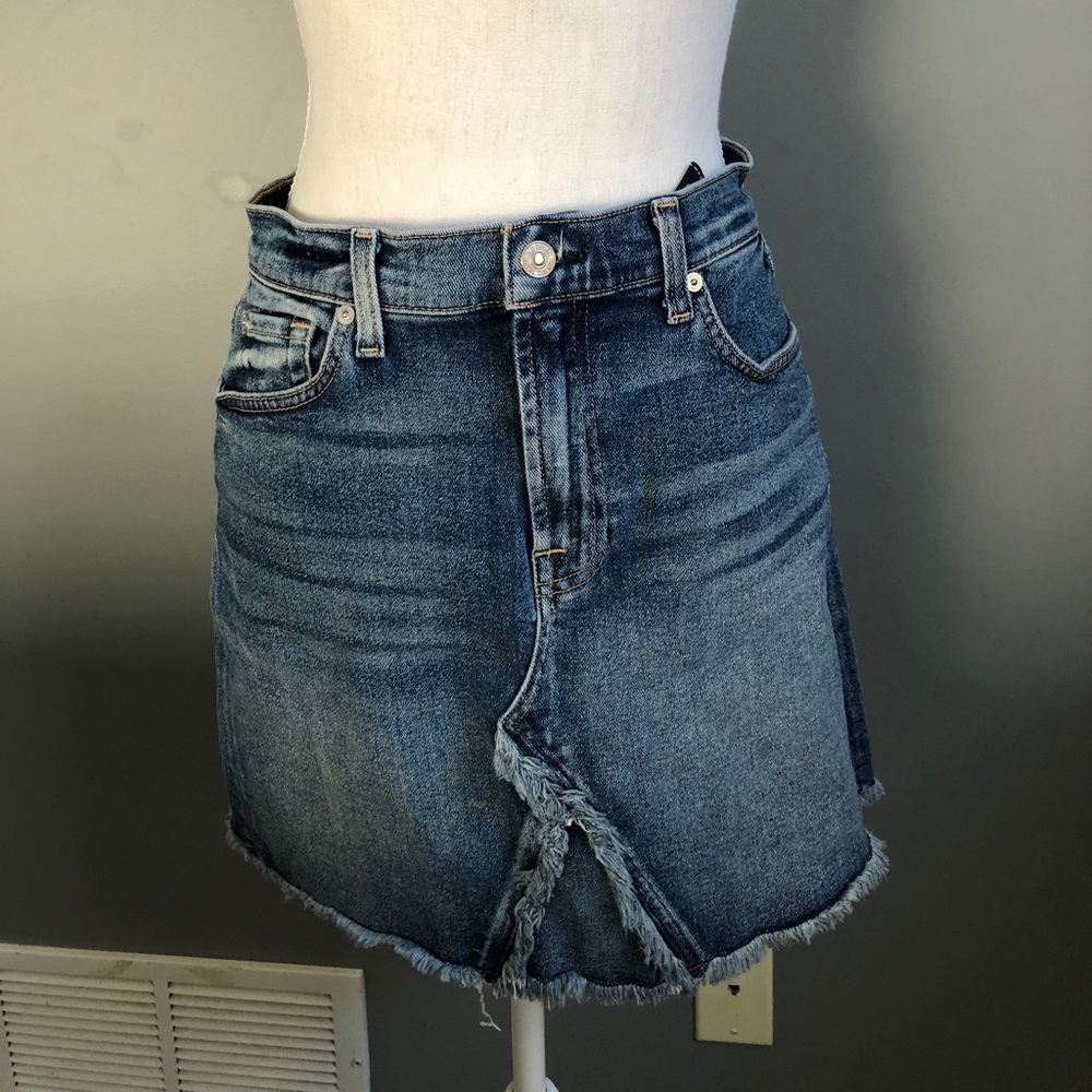 Dark Denim Skirt